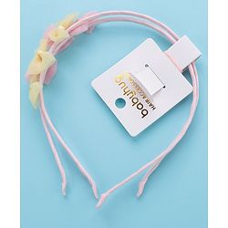 Babyhug Hair Bands- Yellow & Pink