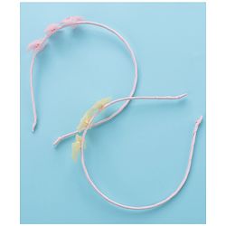 Babyhug Hair Bands- Yellow & Pink