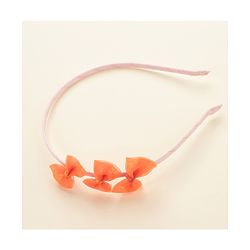 Babyhug Hair Bands With Bows Attached Pack of 2- Purple & Orange