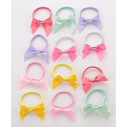 Babyhug Free Size Rubber Bands Set of 12 - Multicolour