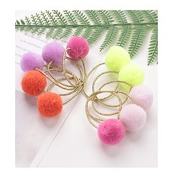Babyhug Rubber Bands & Scrunchies Set of 10- Multicolor