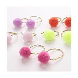 Babyhug Rubber Bands & Scrunchies Set of 10- Multicolor