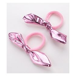 Babyhug Free Size Rubber Bands Set of 4 - Pink