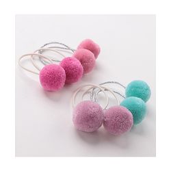 Babyhug Rubber Bands & Scrunchies Set of 8- Multicolor