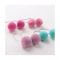 Babyhug Rubber Bands & Scrunchies Set of 8- Multicolor