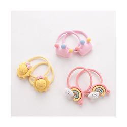Babyhug Rubber Bands Pack of 6 - Multicolor