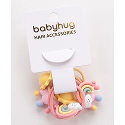 Babyhug Rubber Bands Pack of 6 - Multicolor