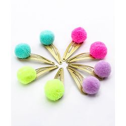 Babyhug Snap Clips Free Size Pack Of 8 - Multicolor