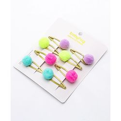 Babyhug Snap Clips Free Size Pack Of 8 - Multicolor