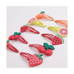 Babyhug Snap Clips Set of 10- Multicolor