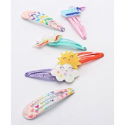 Babyhug Snap Clips Pack of 12 - Multicolor