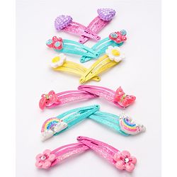 Babyhug Snap Clips Pack of 12 - Multicolor