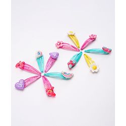 Babyhug Snap Clips Pack of 12 - Multicolor