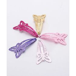 Babyhug Butterfly Snap Clips Pack of 12 - Multicolor