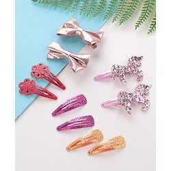 Babyhug Snap Clips Free Size Pack Of 10 - Multicolor