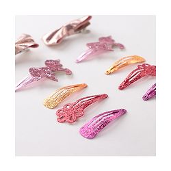 Babyhug Snap Clips Free Size Pack Of 10 - Multicolor