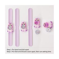 Babyhug Free Size Analog Watch - Dark Pink