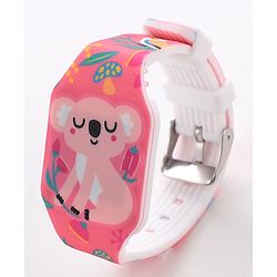 Babyhug Free Size Digital Watch Animal Design - Multicolour