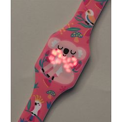 Babyhug Free Size Digital Watch Animal Design - Multicolour