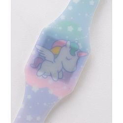 Babyhug Free Size Digital Watch Unicorn Design - Multicolour