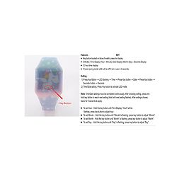 Babyhug Free Size Digital Watch Unicorn Design - Multicolour