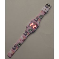 Babyhug Free Size Digital Watch Unicorn Design - Multicolour