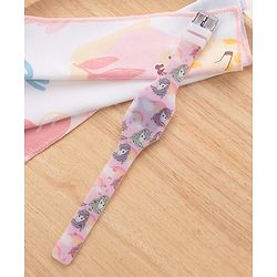Babyhug Free Size Digital Watch Unicorn Design - Multicolour