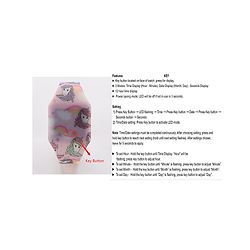 Babyhug Free Size Digital Watch Unicorn Design - Multicolour