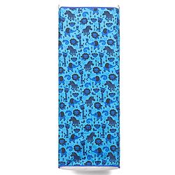 Babyhug Multipurpose Foldable Hanging Organizer Jungle Baby Print - Blue