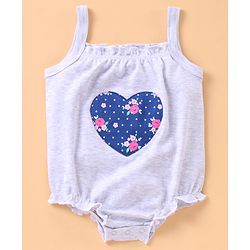 Babyhug 100% Cotton Singlet Onesies Pack of 3 - Multicolor