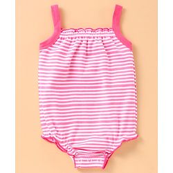 Babyhug 100% Cotton Singlet Onesies Pack of 3 - Multicolor