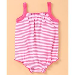 Babyhug 100% Cotton Singlet Onesies Pack of 3 - Multicolor