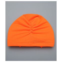 Babyhug Solid Headband with Bow Orange - Diameter 11 cm