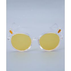 Babyhug Round Shaped Sunglasses Free Size - Yellow