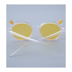Babyhug Round Shaped Sunglasses Free Size - Yellow