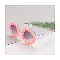 Babyhug Floral Design Sunglass Free Size - Pink