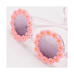 Babyhug Floral Design Sunglass Free Size - Pink