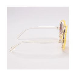 Babyhug Floral Design Sunglass Free Size - Yellow