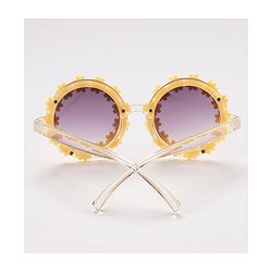 Babyhug Floral Design Sunglass Free Size - Yellow