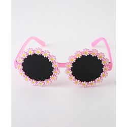 Babyhug Sunglasses Floral Frame - Pink