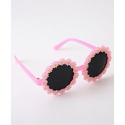 Babyhug Sunglasses Floral Frame - Pink