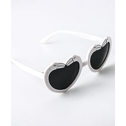 Babyhug Kids Sunglasses Heart Shaped Free Size - White