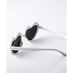 Babyhug Kids Sunglasses Heart Shaped Free Size - White