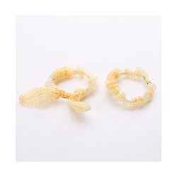 Babyhug Rubber Bands & Scrunchies Sets Pack Of 4 - Pink Yellow