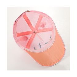 Babyhug Rabbit Embroidered Baseball Cap - Pink