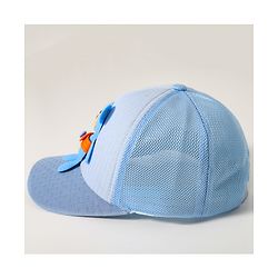 Babyhug Baseball Cap With Bear Applique - Blue