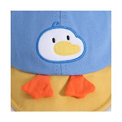 Babyhug Duck Embroidered Baseball Cap - Blue