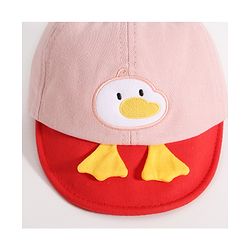 Babyhug Duck Embroidered Baseball Cap - Pink