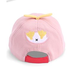 Babyhug Duck Embroidered Baseball Cap - Pink
