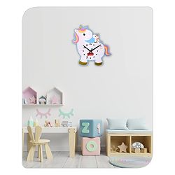 Babyhug Unicorn Wall Clock - White